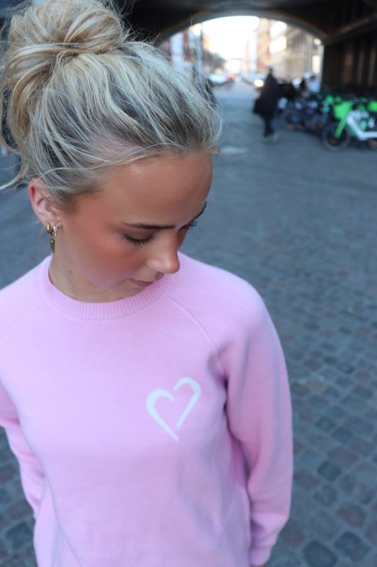 Soft Knit Striktrøje til Kvinder - Lyserød