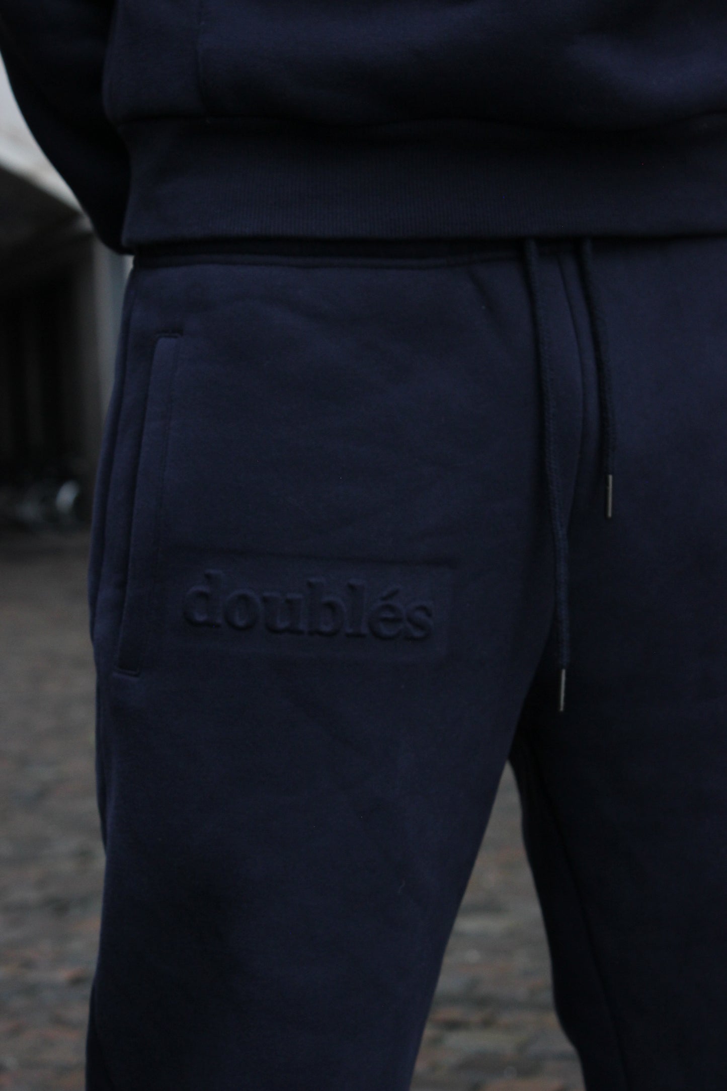 Joggingsæt (Hoodie & Bukser) Mørkeblå
