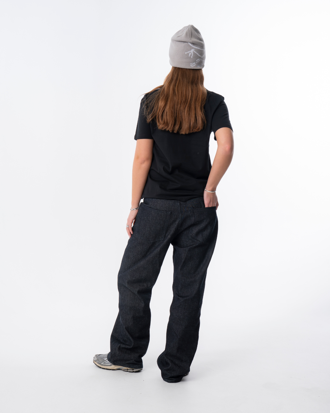 Heavyweight T Shirt til Piger Sort