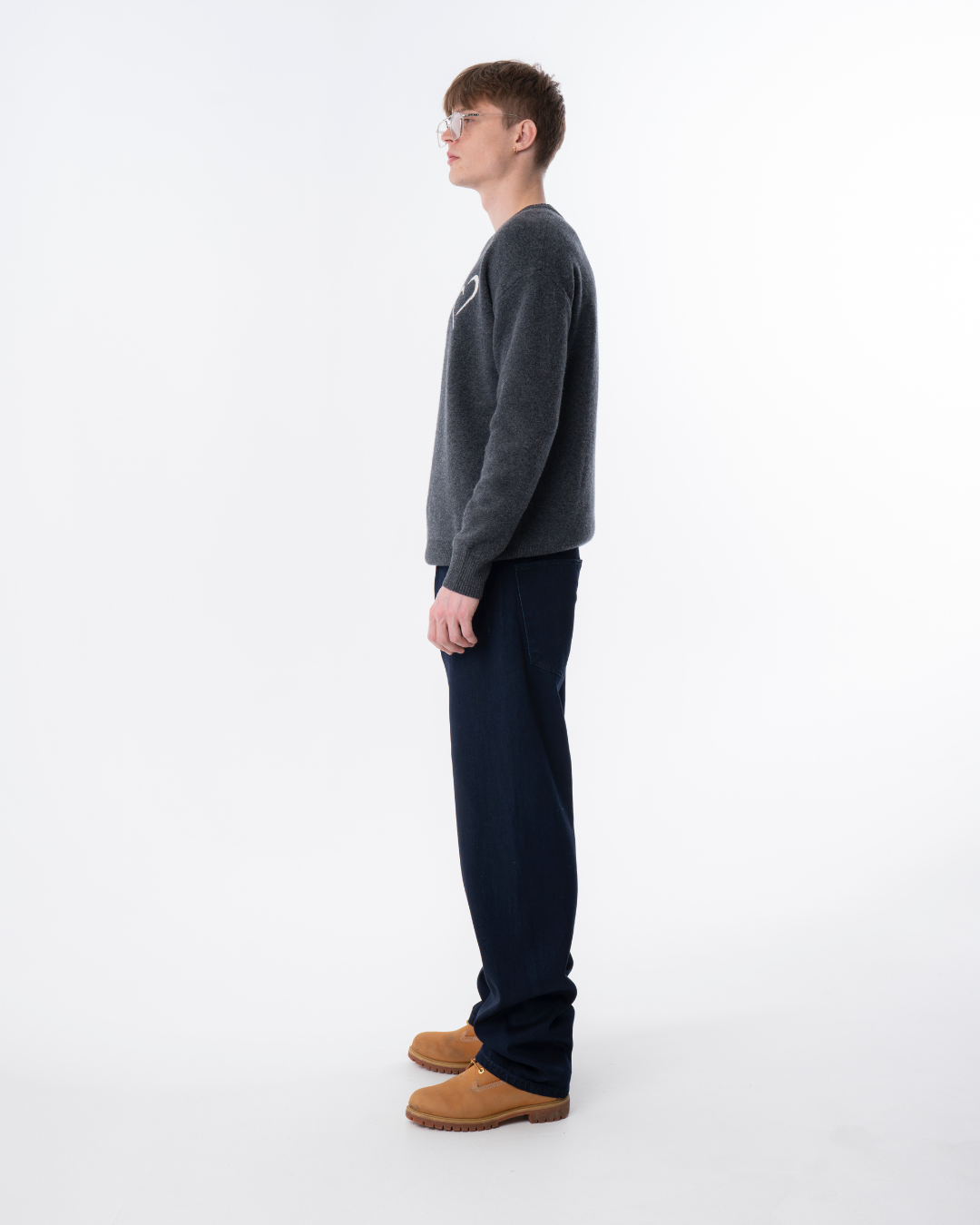 Merino Wool Sweater - Dark Grey