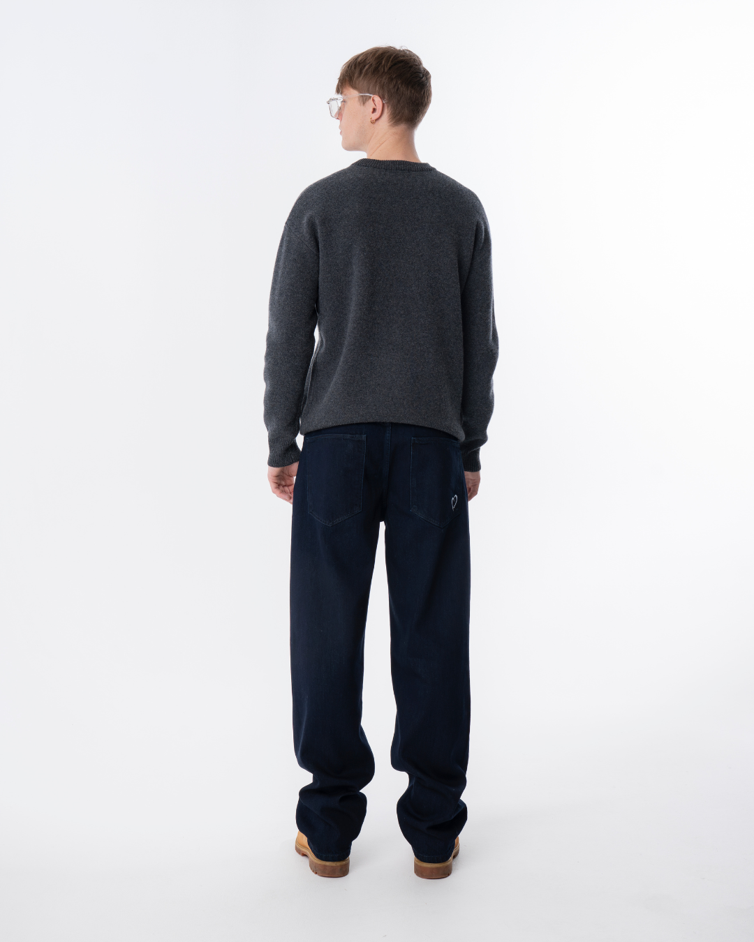 Merino Wool Sweater - Dark Grey