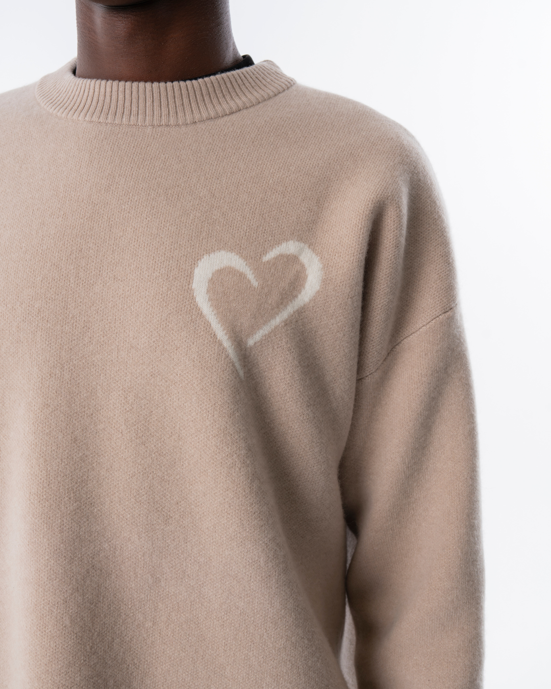Merino Wool Sweater - Beige