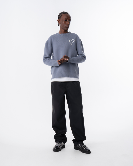 Thick Baggy Jeans - Black