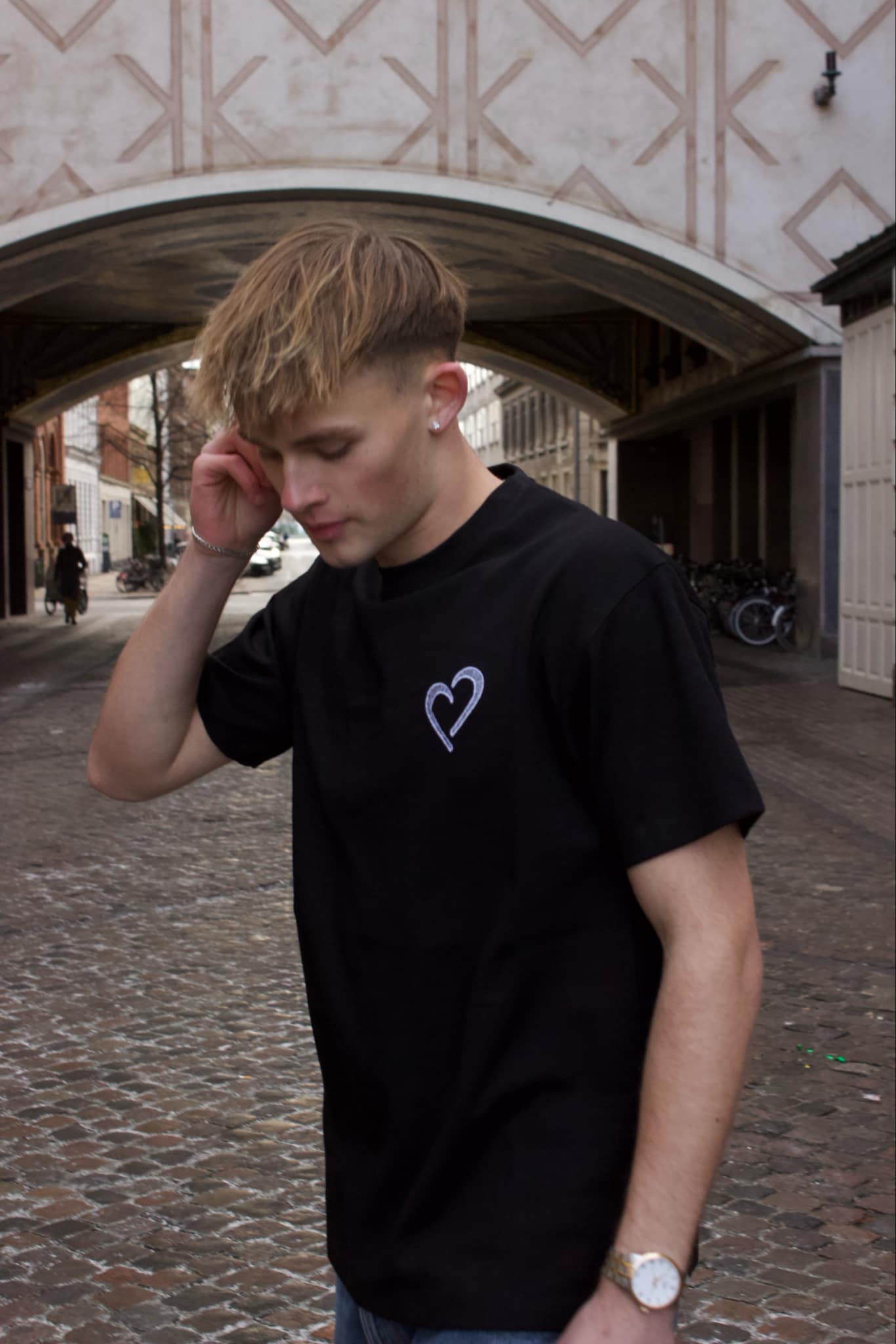 Heavyweight T-Shirt with Special White Logo