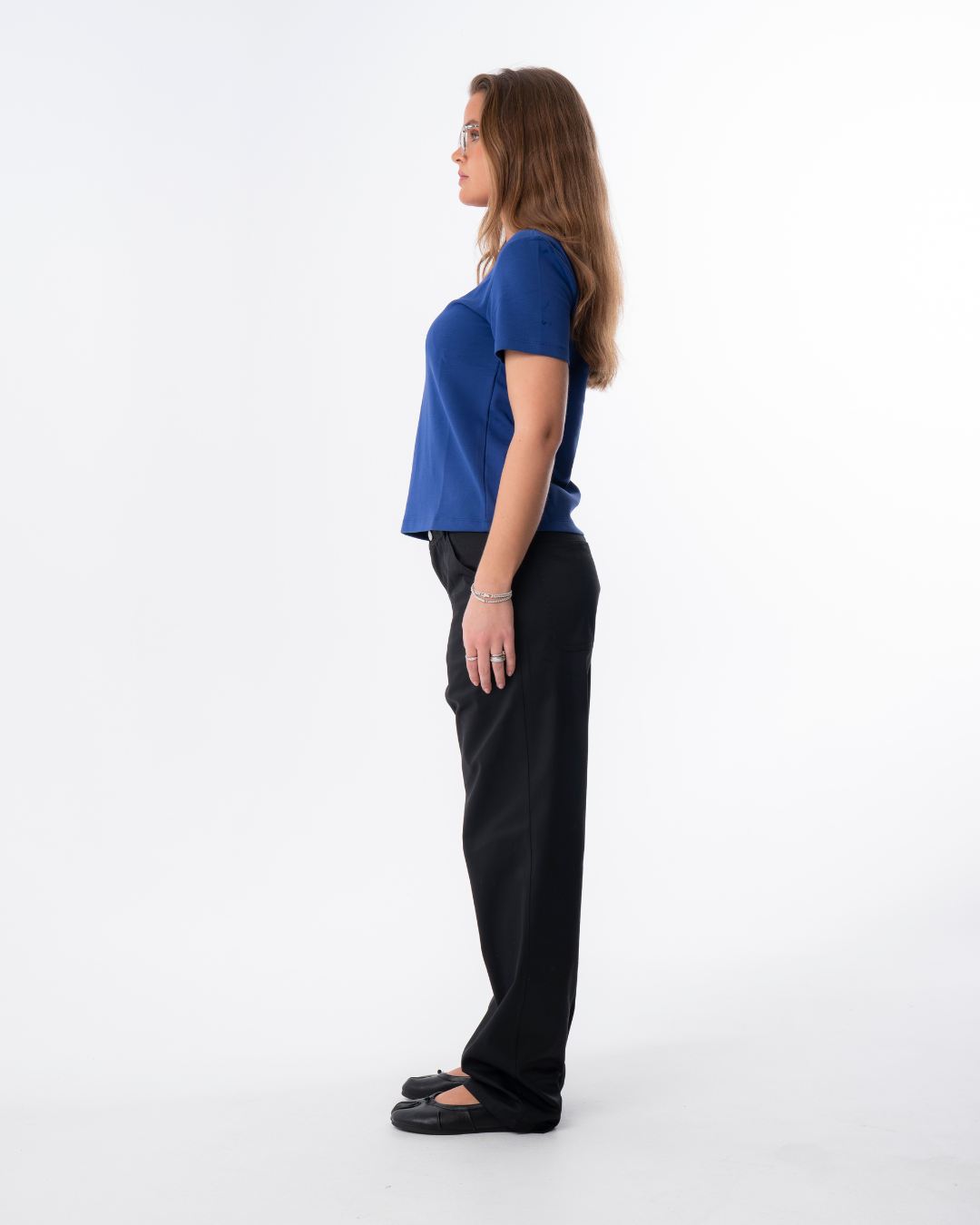 Womens Heavyweight T Shirt - Blue