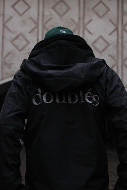 Waterproof Shell Jacket with Back Doubles Logo