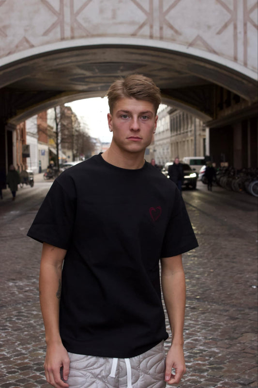 Heavyweight T-Shirt with Special Red Logo